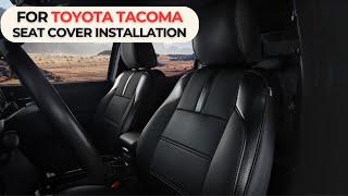 StepbyStep Guide How to Install Toyota Tacoma Seat Covers for a Perfect Fit [upl. by Tingey]