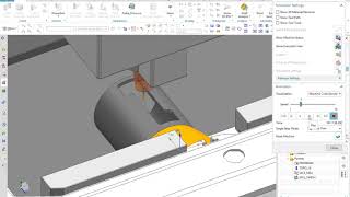 NX trochoidal milling 4 axis simultaneous [upl. by Pasho562]