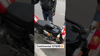 Continental GT 650 🔥 continentalgt650 shortsviral shorts motovlog [upl. by Mauretta]