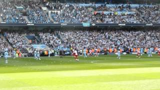 Aguero winning goal from East Stand Lower [upl. by Smallman]