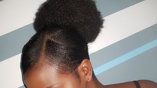 TUTO CHIGNON POSTICHE AFRO XPRESSION 😊 [upl. by Grimaud101]