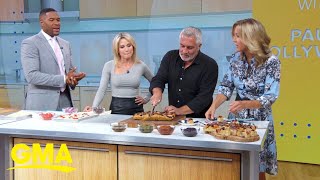 Paul Hollywood makes his famous focaccia l GMA [upl. by Crystie731]