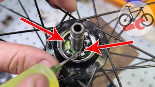 How to Make Your Bicycle Faster Bike Rear Hub Maintenance  Shimano FHRM30 [upl. by Repip]