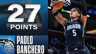 No 1 Pick Paolo Banchero SHINES In NBA Debut  27 PTS 9 REB amp 5 AST 🔥 [upl. by Annazor]