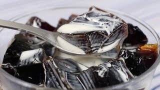 Coffee Jelly Coffee Jello Recipe  Cooking with Dog [upl. by Ange]