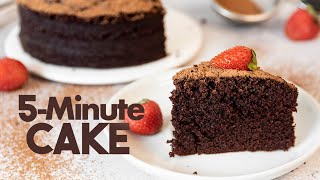 5Minute Microwave Cake Magic You NEED to Try 🍫  NOBAKE CAKE [upl. by Miza]