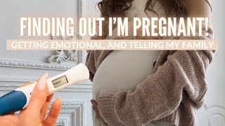 Finding Out Were Finally Pregnant and Telling My Family ❤️🥰 [upl. by Niuq]