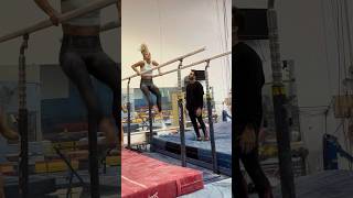 GIRLS TRY MENS GYMNASTICS🚨 [upl. by Llednar]