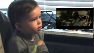 Toddlers Adorable Reaction to Man of Steel First Flight SceneSo CUTE [upl. by Hull658]