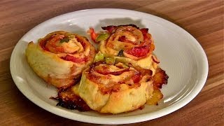 PizzabrötchenPizzataschenPizza RollsPizzaschneckenPizza Snack [upl. by Taite]