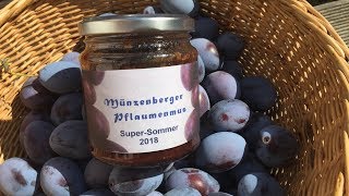 Pflaumenmus aus dem Backofen [upl. by Einhpets]