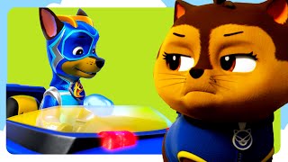 Title Chase and Skye Save Tracker MORE  PAW Patrol  Cartoons for Kids [upl. by Margeaux]