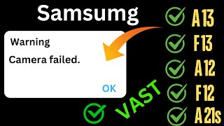 Waarschuwing Camera Mislukt Samsung A13  Camera Mislukt Samsung [upl. by Lleruj]
