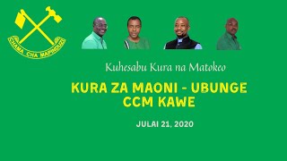 Kura za Maoni za CCM kwa Wagombea Ubunge Jimbo la Kawe [upl. by Namreg]