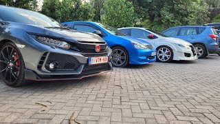 Civic FK2 Type R vs Civic FK8 Type R 🔰 Acceleration and Sound Check fk2r blackfoxfk8239 [upl. by Uund]