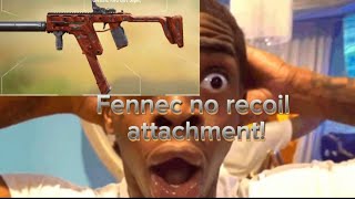 Fennec no recoil attachments😮😲 [upl. by Gelman]