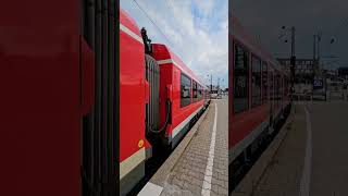 Ausfahrt RS 71 nach Weißenhorn mit RS 7 nach Vöhringen in Ulm Hbf [upl. by Torrance489]