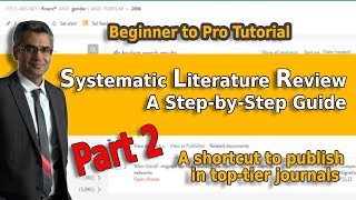 Systematic Literature Review using PRISMA A StepbyStep Guide PART 2 Handson Experience [upl. by Kcir]