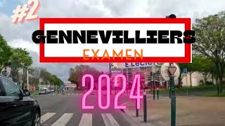 2 PARCOURS DEXAMEN DU PERMIS B 🚦 🚗 🚦 GENNEVILLIERS [upl. by Roehm]