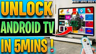 🔴UNLOCK ANDROID TV  FULLY LOAD YOUR DEVICE in 5mins [upl. by Anirret405]