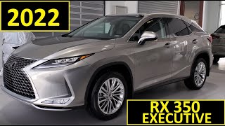 2022 Lexus RX 350 Executive Package Review of Features and Walk Around Luxury Style [upl. by Euqram]