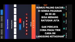 TRIK CARA MENANG DI RUMUS ANGKA SEMUA PASARAN [upl. by Arman364]