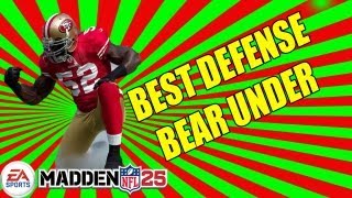 Madden 25 quot THE BEST DEFENSE  quot Bear Under Easy set up quot Madden NFL 25 Defense [upl. by Fulmer]