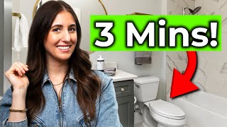 How To Clean A Toilet in 3 Minutes Clean My Space [upl. by Janeta]