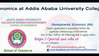 MA in Development Economics [upl. by Aihsekyw]