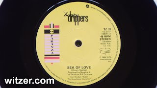 SEA OF LOVE  HONEYDRIPPERS 1984 on WEA 45RPM Robert Plant Jimmy Page Phil Phillips cover [upl. by Aelyak]