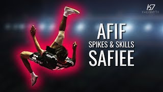 Sepak Takraw ● Afif Safiee ● Spikes and Skills  HD [upl. by Llennhoj]