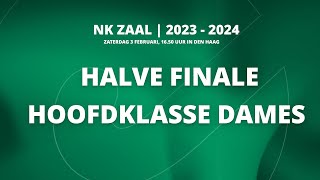 NK ZAAL 🏑  Halve Finale Hoofdklasse Dames  Den Bosch  HDM [upl. by Sine665]