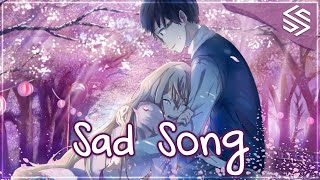 Nightcore  Sad Song Switching Vocals  Lyrics [upl. by Nairbo640]