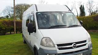 2005 Opel Movano Camper Conversion 25l diesel [upl. by Attehcnoc]