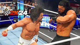 WWE 2K24  Carlito Spit Apple on Roman Reigns  WWE 2K24 Carlito Carlito 2024 [upl. by Charbonneau418]