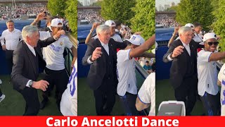 Carlo Ancelotti Celebration dance [upl. by Adnamas306]