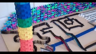 Domino Rally 1 OVER 30000 DOMINOES [upl. by Gavrilla860]