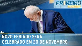 Lula assina lei que torna dia da Consciência Negra feriado nacional  Primeiro Impacto 221223 [upl. by Iew660]