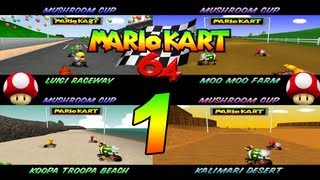 MARIO KART 64 🏁 1 Pilz Cup 50ccm [upl. by Ronn]