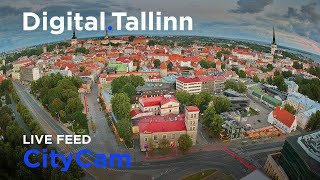 247 Live Stream 4K  DigitalTallinn CityCam [upl. by Nnylav]