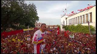 Caluroso Saludo al Presidente Reelecto Nicolás Maduro desde la Ciudad de Guanare [upl. by Viguerie675]