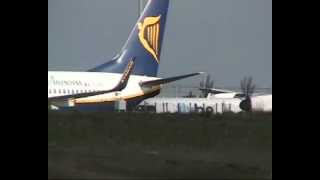 Knock Airport FLYBE Dash 8 landing  ATC [upl. by Ck678]