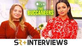 The Buccaneers Interview Josie Totah amp Mia Threapleton On Mabel And Honorias Romance [upl. by Galvin]