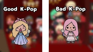 Good KPop Vs Bad KPop  Toca Sad Story [upl. by Ortrud997]