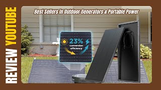 Reviews EF ECOFLOW 2PCS 100W 12V Solar Panels [upl. by Ekul335]