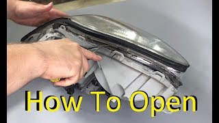 How To Open Lexus LS430 headlights With Heat Gun [upl. by Vatsug]