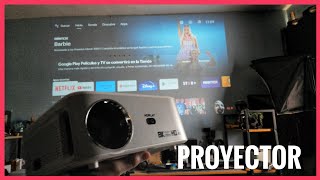 📺 Proyector Horlat T04 📽️  Una Gran Pantalla Con Bajo Precio  Review En Español [upl. by Eelynnhoj]