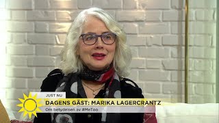 Marika Lagercrantz om metoo quotJag grät av glädjequot  Nyhetsmorgon TV4 [upl. by Eugilegna]