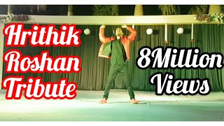 Hrithik Roshan  Dance Tribute  Stage Performance  new bollywood hrithikroshan dance youtube [upl. by Leanard]