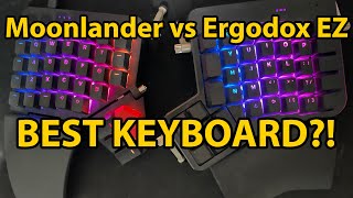 ZSA Moonlander vs Ergodox EZ BEST Split Mechanical Ergonomic Keyboard  Richard Reviews [upl. by Eiznikam]